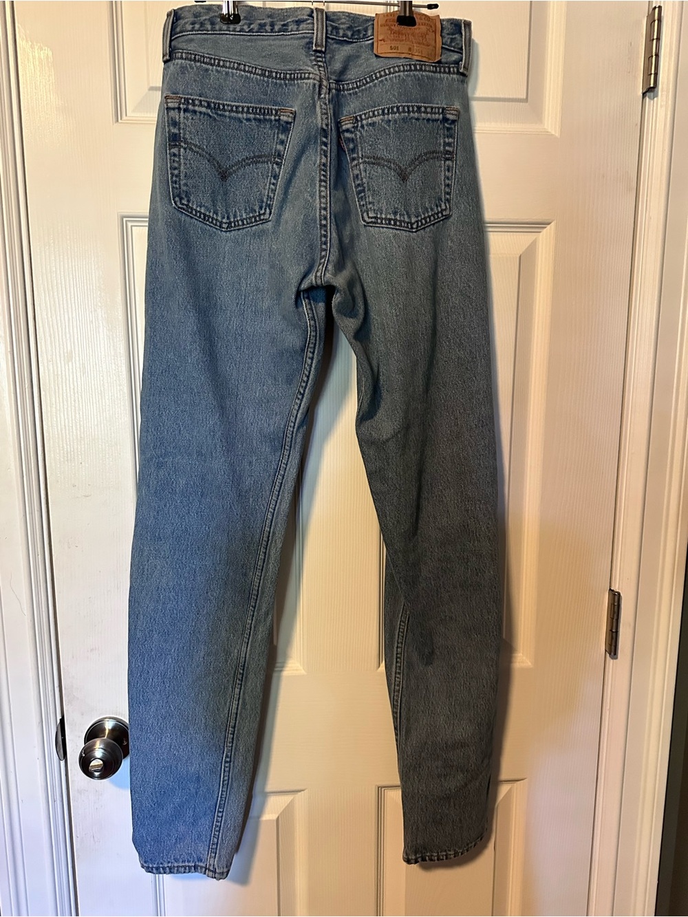 Levi's Slim Straight Vintage Blue Jeans - Picture 2 of 5